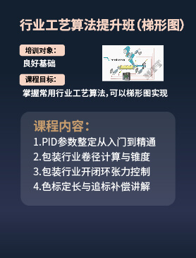 行业工艺算法班(梯形图)